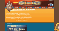 Desktop Screenshot of northshoreburgers.com