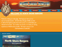 Tablet Screenshot of northshoreburgers.com